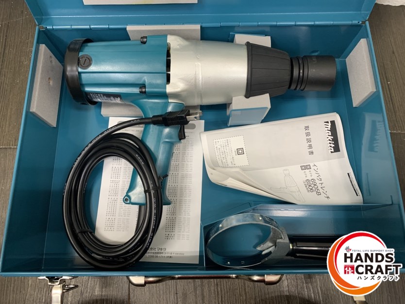 ▽【未使用】マキタ 6型 電動 インパクトレンチ 6906 200V ナット締め/自動車整備/整備工具/タイヤ交換