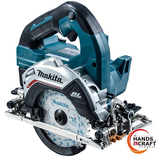 ♭【未当て嵌める品】マキタ 125粍 申し受ける式マルノコ HS474DRGX 青 18V6.0Ah 乾電池2個 申し受ける器 容れもの【ハンズクラフト熊本店】【中古】