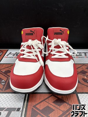 ■【中古美品】PUMA ピューマ FRONTCOURT LOW 向こう正面厚地の外套 置き目 安全性のある靴 27.0糎 JSAA判定基準 A種 ※実当て嵌める0回【ハンズクラフト宮崎新名爪店】