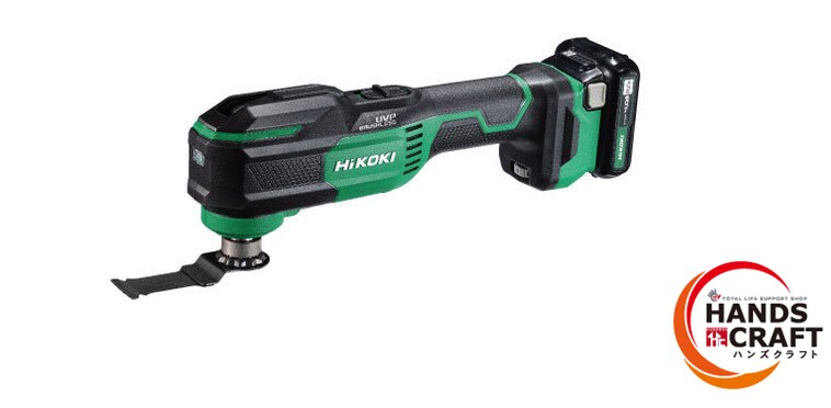 ★【未当て嵌める】ハイコーキ HIKOKI 10.8V コードレスマルチツール CL12DB(LS) 10.8V4.0Ah×1 申し受ける器 金モール付 純然たる品【新古品】【中古】