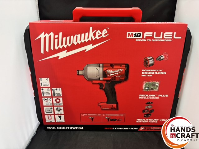 ◎【未使用品】 milwaukee ミルウォーキー インパクトレンチ M18 ONEFHIWF34 JP M18 FUEL 3/4インチ インパクト 本体のみ ケース有