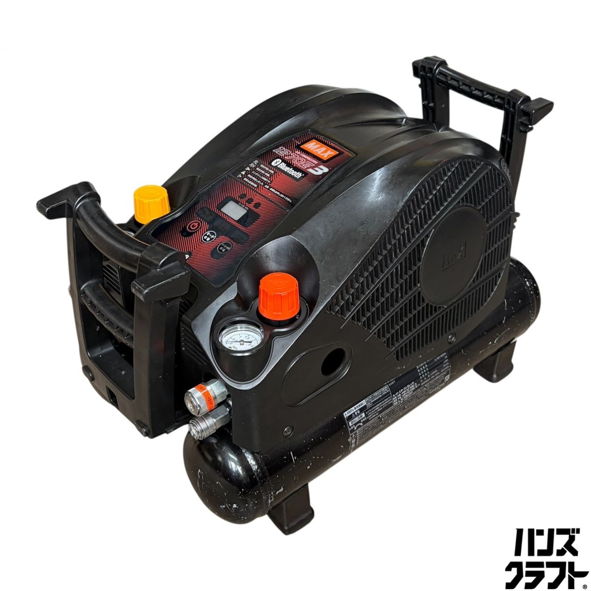 ▼【中古】マックス MAX AK-HL1270E3 コンプレッサー 常圧/高圧 タンク容量11L ブラック 本体のみ ｜ハンズクラフト 店