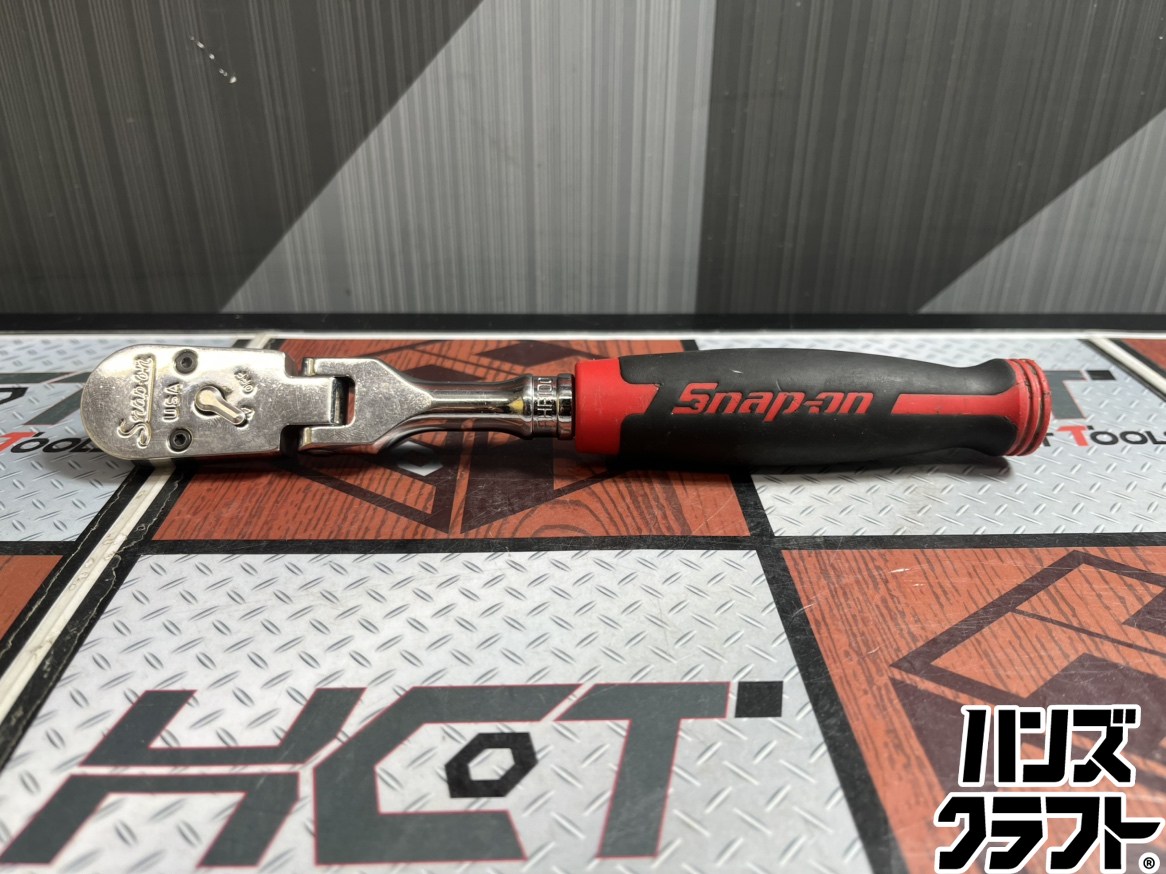 ▲【中古】Snap-on スナップオン 差込角3/8(9.5mm) 100ギアフレックスヘッド ソフトグリップ FHF100 レッド【ハンズクラフト飯塚店】【中古】 15,330円