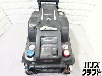 ▽【ジャンク品】マキタ AC460XL コンプレッサ 貯蔵タンク静電容量11L 常圧2口 高圧2口 100V 50/60サイクル makita【中古】※1,2第四次元に1回再乗り掛かるします
