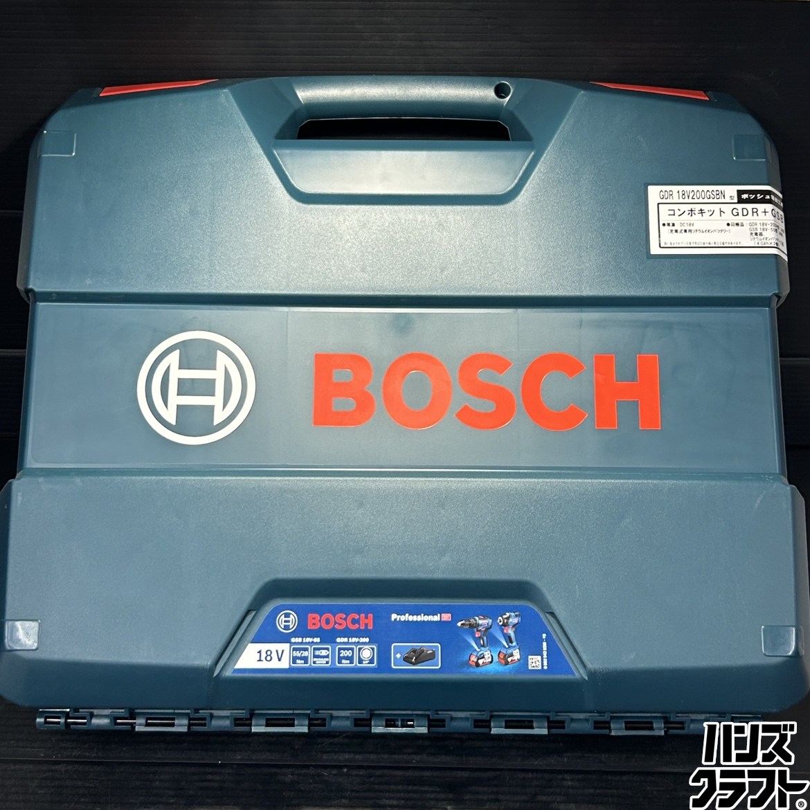 ▼【未当てはめる】BOSCH GDR18V200GSBN ジャズバンド一揃いの道具(インパクトドライバ+ドリルドライバ) GSB18V-55 GDR18V-200 ボッシュ