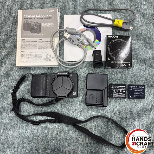 ◎【中古】 RICOH Caplio GX100 VF KIT リコー カプリオ デジタル写真機 ディジカメ 貯え蓄電池付き添い人 【中古】