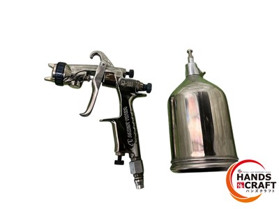 ▽【中古】アネスト岩田　ANEST IWATA W-101　スプレーガン+カップ付き　塗装機器・塗布機器【中古】