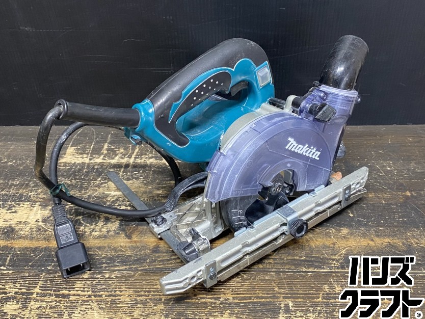 ●【貨物輸送無料】【中古品】makita マキタ KS5000FX(SP) 防じんマルノコ 丸のこ 丸ノコ 125粍 単相100V ※本体のみ ※吊りひも2引き渡し落ち込み苦痛なこと有