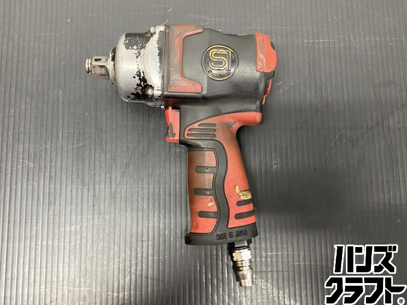 ●【貨物輸送無料】【中古品】SHINANO シナノ 信濃機販 SI-1600B エアインパクトレンチ 差込角:12.7粍角(1/2) 目覚ましいトルク:460Nm ※本体のみ