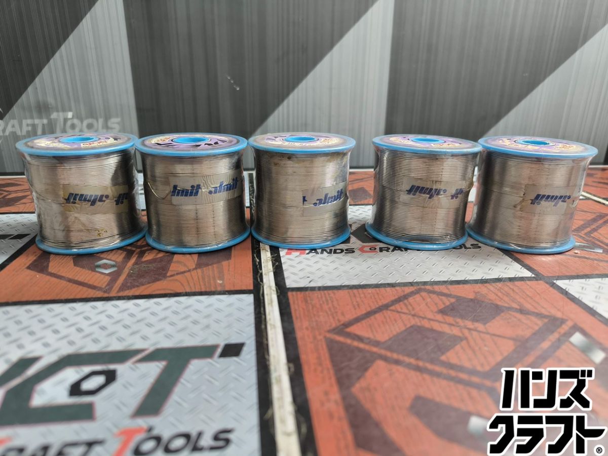 ▲【未当てはめる長日月品】アルグローブ 非Cl系高性能ヤニ入り口・入口ハンダ 0.8m/mΦ 1kg KR-19 5本【ハンズクラフト飯塚店】【中古】