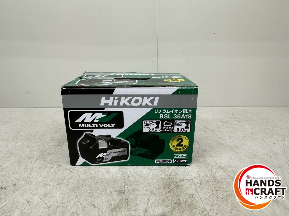 ♪ 【未当て嵌める】 ハイコーキ HiKOKI BSL36A18 蓄電池 【中古】