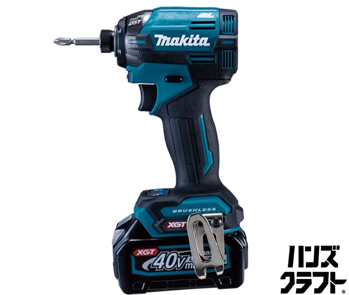 ★【未使用】マキタ makita 40Vmax 充電式 インパクトドライバ TD002GRDX 40V2.5Ah バッテリ2個 充電器 ケース付　純正品【新古品】【中古】｜ハンズクラフト 店