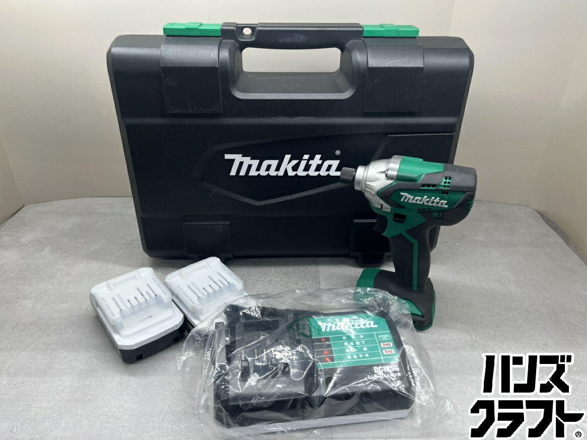 ♪【中古】マキタ　MTD002D　インパクトドライバ　バッテリー×2、充電器付き！　広島安佐北店