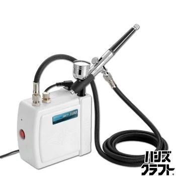 ■【未当てはめる】EARTH MAN 地びたマン HCP-100 ミニホビーコンプレッサセット コンプレッサ吐き出す量 約10.5L/時間【ハンズクラフト宮崎新名爪店】