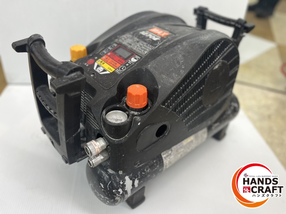【中古】★マックス MAX エアコンプレッサ 常圧2口/高圧2口 AK-HL1270E 中古品