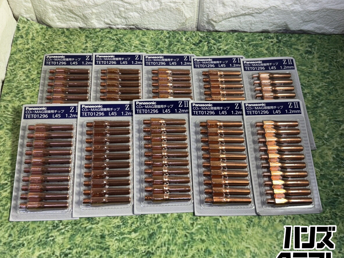 ▽【中古】パナソニック  TET01296   CO2/MAG溶接用心付け   Z?  L45  1.2粍    10書き割り