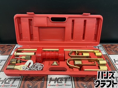 ■【中古】製造会社・型番曖昧模糊たる デントプーラーセット 横すべり鉄槌書き割り 延べ金用 10天下太平書き割り【ハンズクラフト宮崎新名爪店】