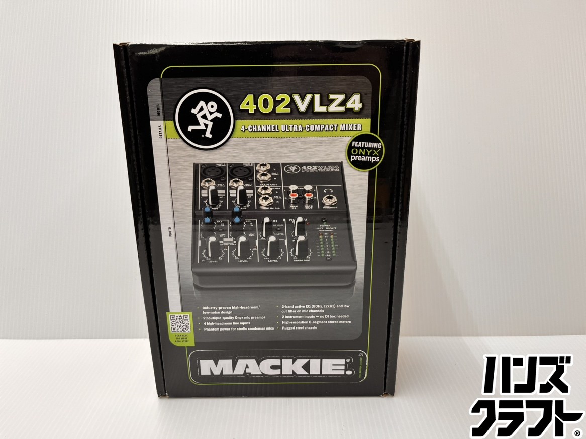 ★【未使用】マッキ— MACKIE アナログミキサー 402VLZ4【新古品】【中古】|ハンズクラフト 店