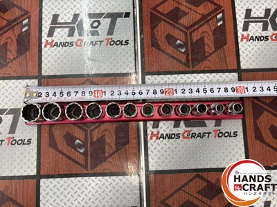 ■【中古】Snap-on スナップオン FM8~FM19 ソケット仕掛ける (保持者はKTC) 差込角 3/8in 9.5粍【ハンズクラフト宮崎新名爪店】