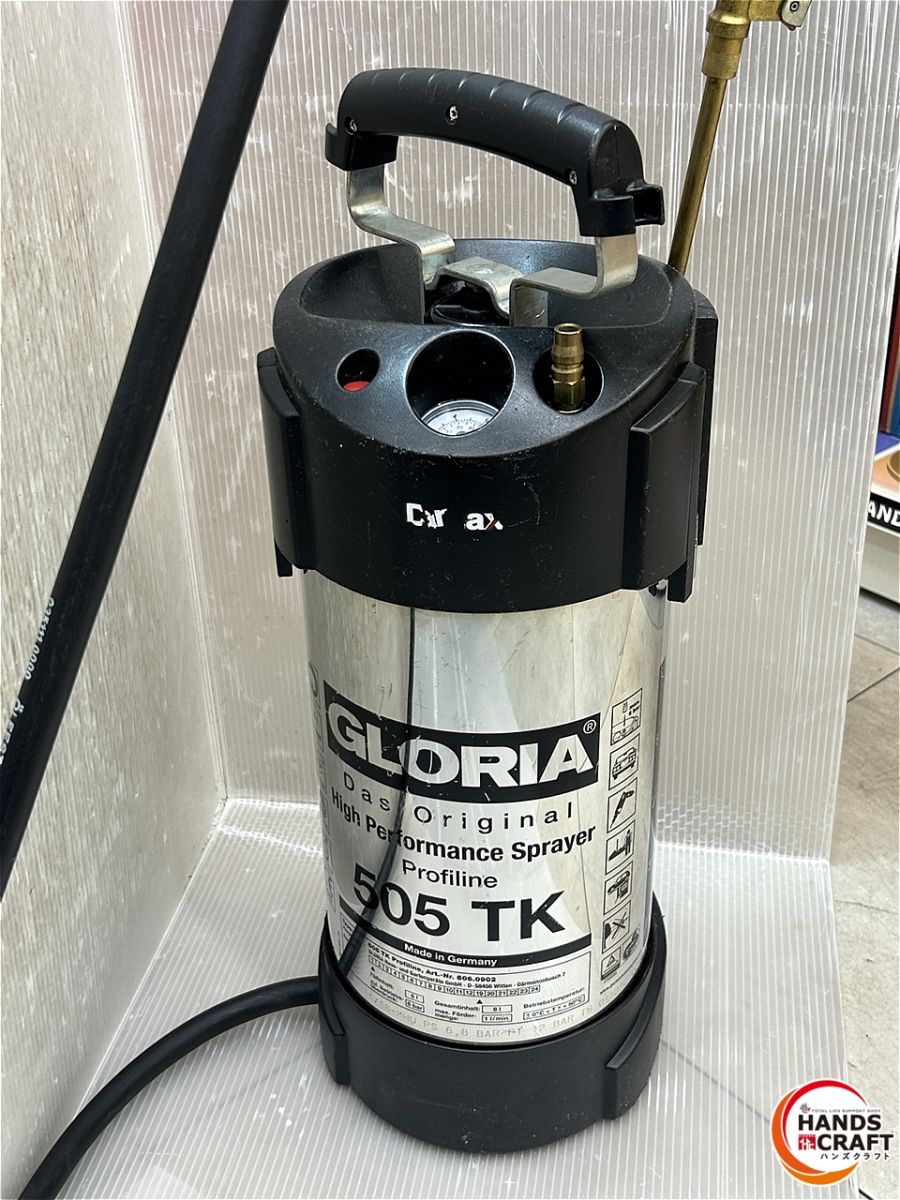 ◇【中古】GLORIA 油系相応う蓄圧式噴霧器 505TK 5L グロリア 御勤め用 泡洗いもの