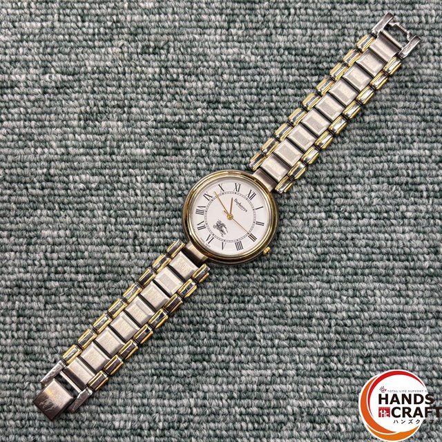 楽天市場】BURBERRY(バーバリー) 3200 白文字盤 SS レザー