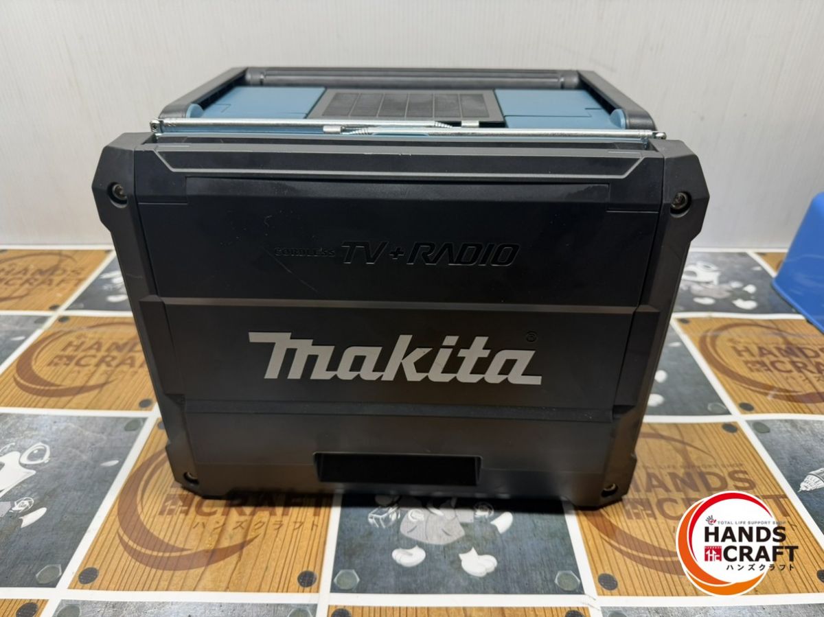 ◆マキタ　ＴＶ１００　ＡＣ欠品　makita マキタ 充電式ラジオ付テレビ TV100（2020年製）本体のみ（バッテリー,充電器別）【中古】