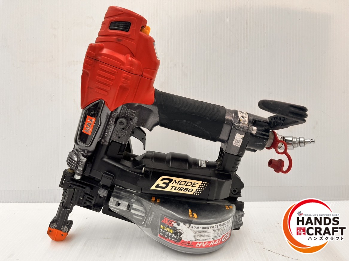 ★【中古】マックス MAX 41粍高圧 ねじ打ち機 HV-R41G5 ターボドライバ 中古品