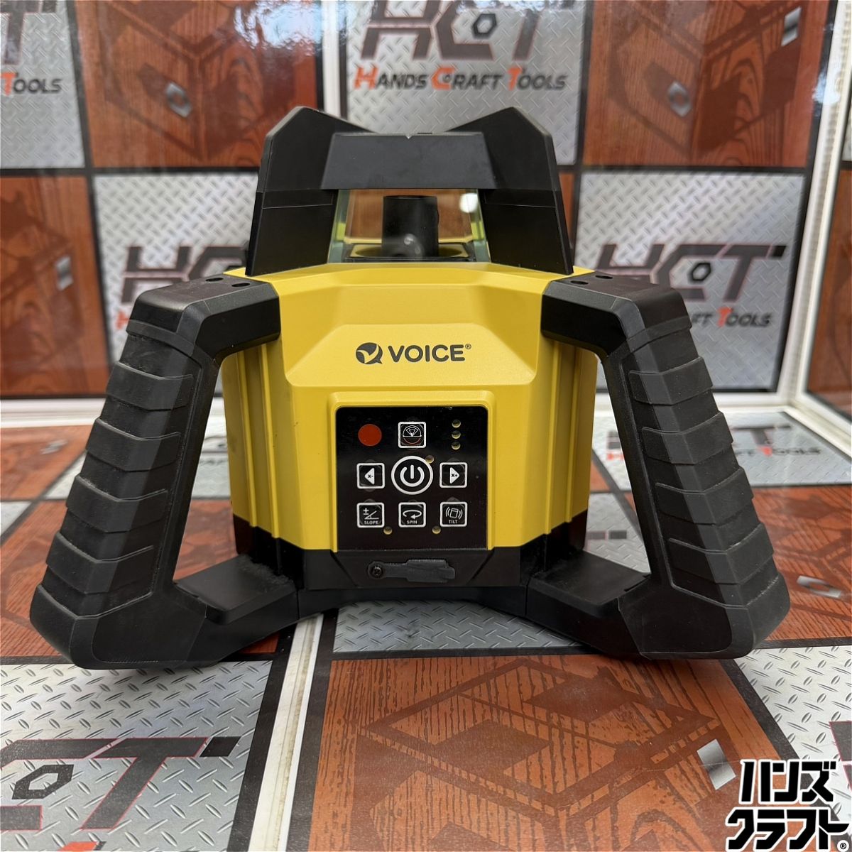 ◇【中古/現況品】VOICE RL302X-1 ローテーティングレーザー  自動小銃整準 360° 回転させるレーザ気泡管水準器 受光器 遠隔操作 付