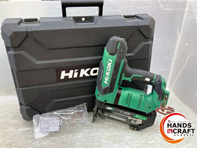 ◇【中古】ハイコーキ　N3604DM　38ｍｍコードレスフロア用タッカ　ケース付き　36V対応　※充電器・バッテリーなし｜ハンズクラフト 店