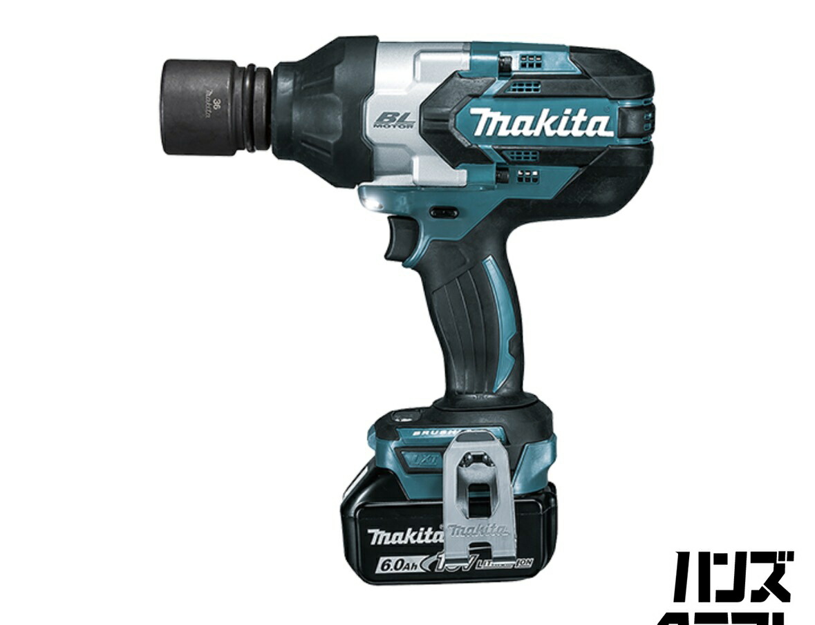 ▽【未使用／未開封】マキタ TW1001DRGX 充電式インパクトレンチ18V6.0Ah×2 充電器付 フルセット