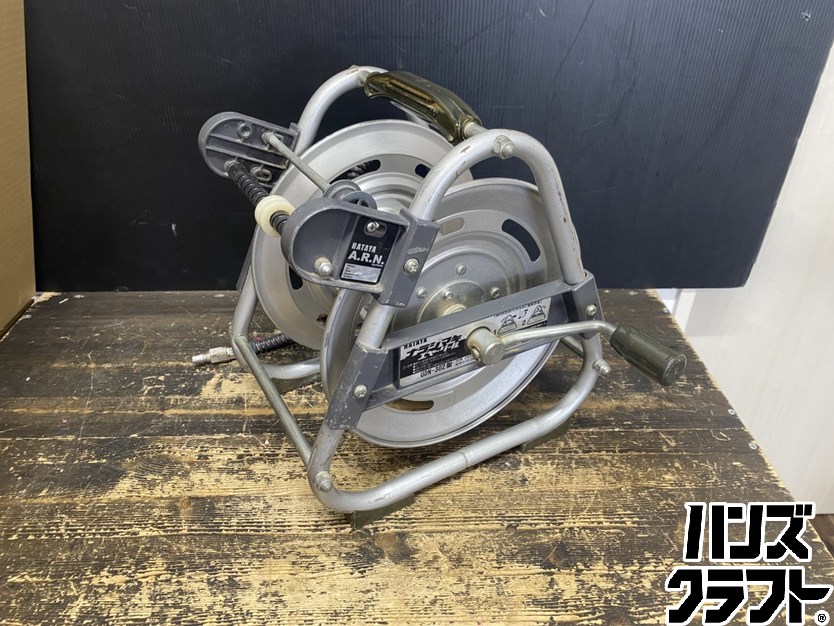 ●【貨物輸送無料】【中古品】HATAYA ハタヤ UDN-302 ナラシマキ エヤーリール ※現況品