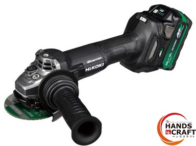 ■【未当て嵌める】HiKOKI ハイコーキ G3610DC2XPBZ 100粍ディスクグラインダ 乾電池(BSL36A18X)×2付 【ハンズクラフト宮崎新名爪店】