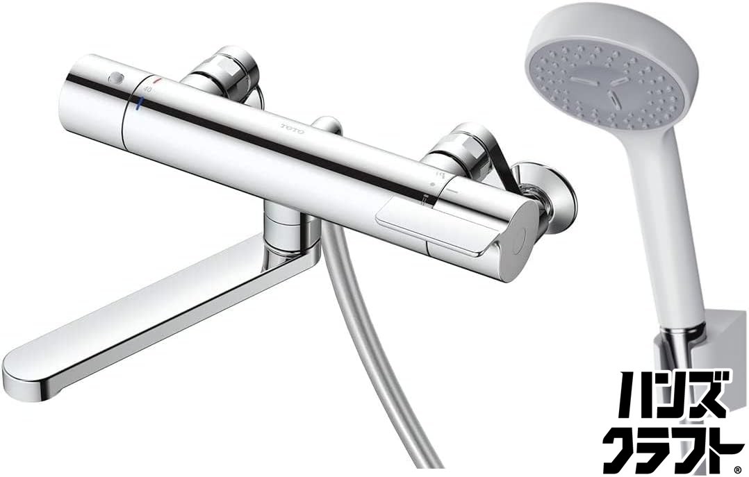 ☆【未当てはめる】TOTO TBV03401J1 壁付サーモ13 (シャワバス・節湯)(風呂場) 水栓金具 【新古品】【中古】