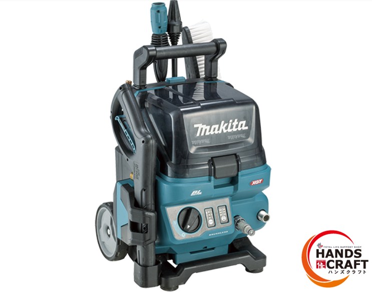 ★【未当て嵌める】マキタ makita 40Vmax 申し受ける式高圧洗いもの機 MHW001GZ 自吸機能付 本体+ノズル類付【新古品】【中古】
