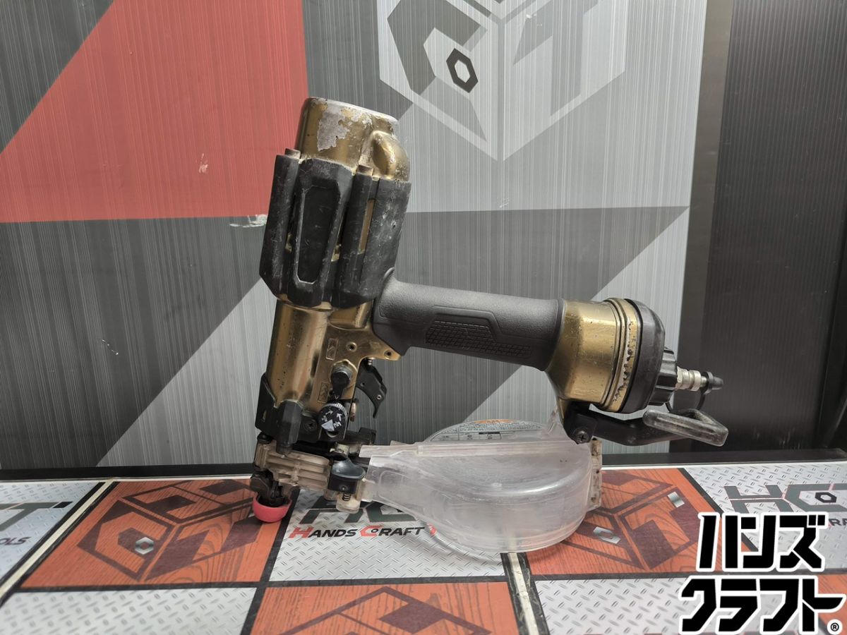 ▲【中古】ハイコーキ HiKOKI WF4HS 高圧エア湖ねじ打機 25～41粍 本体のみ ゴールド【ハンズクラフト飯塚店】【中古】