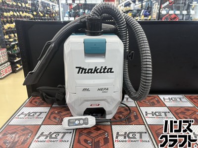 ■【中古】makita マキタ VC008GZ 申し受ける式背負洗浄剤 本体のみ 40Vmax相応う 乾式専用 集じん電気容量：2L【ハンズクラフト宮崎新名爪店】