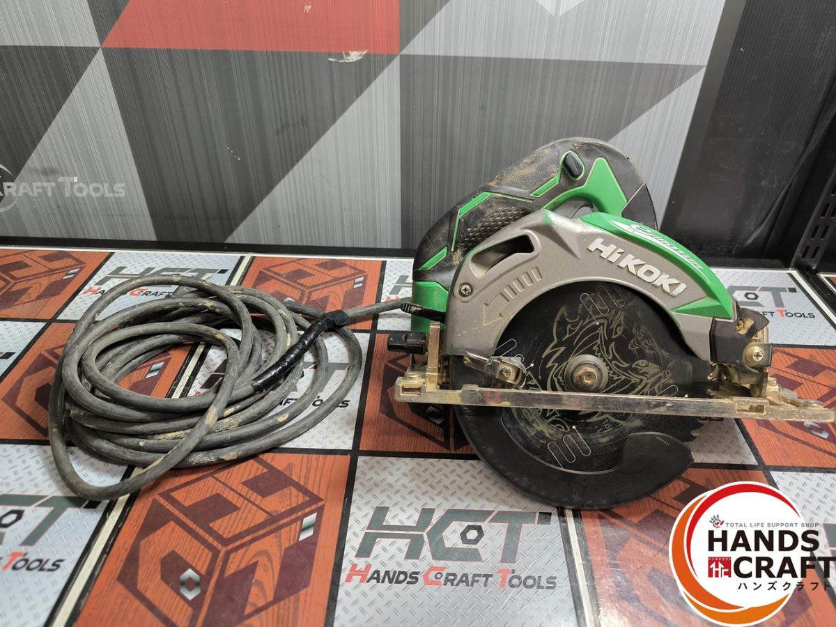 ▲【中古】HiKOKI ハイコーキ C6MEY(S) 深切り陰電子丸のこ 165粍 吊りひもに傷あり 本体のみ マルノコ 丸鋸【ハンズクラフト飯塚店】【中古】