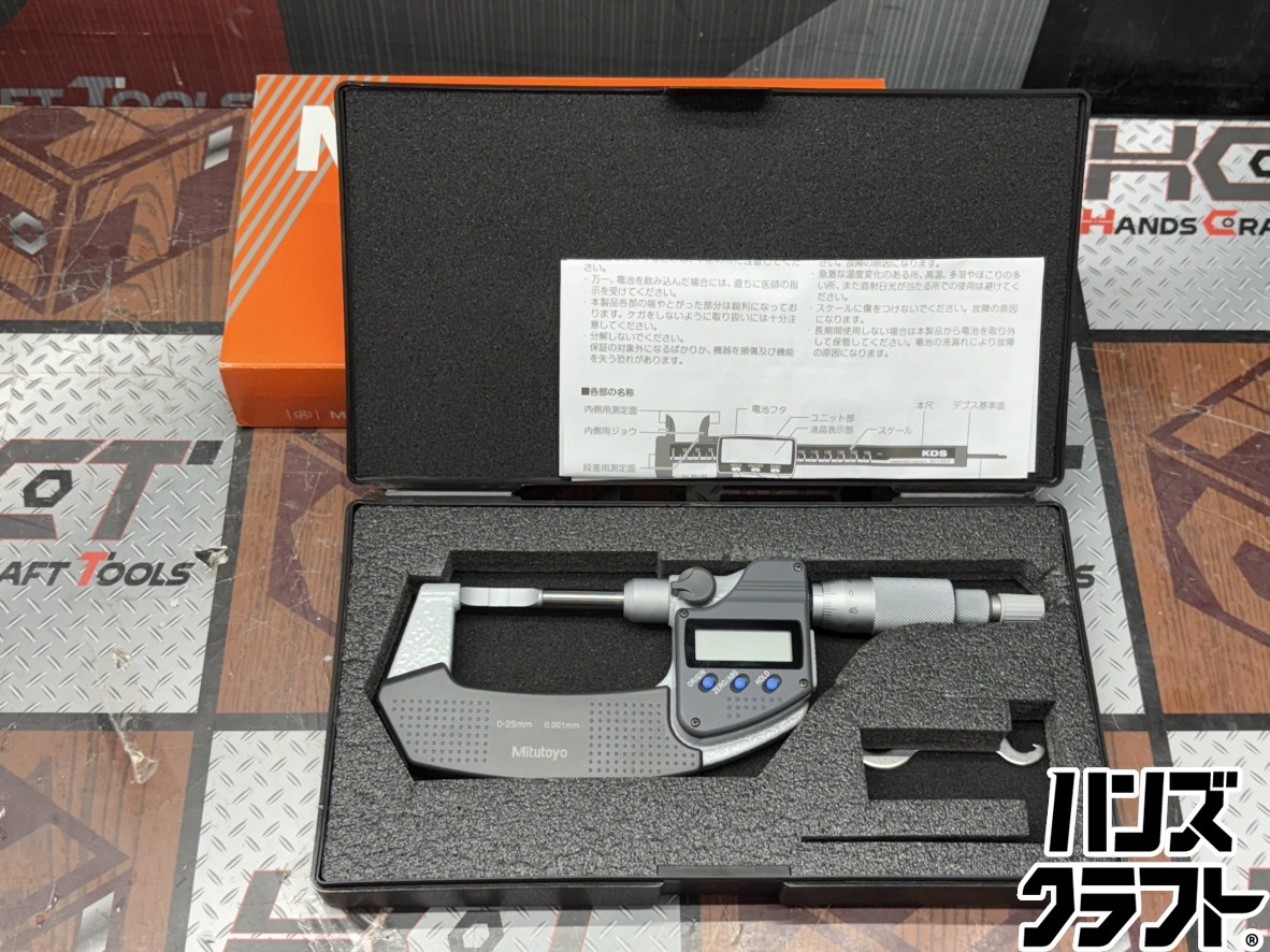 〇【貨物輸送無料】ミツトヨ Mitutoyo BLM-25MX デジタルノギス マイクロ米突【ハンズクラフト佐賀】【中古】