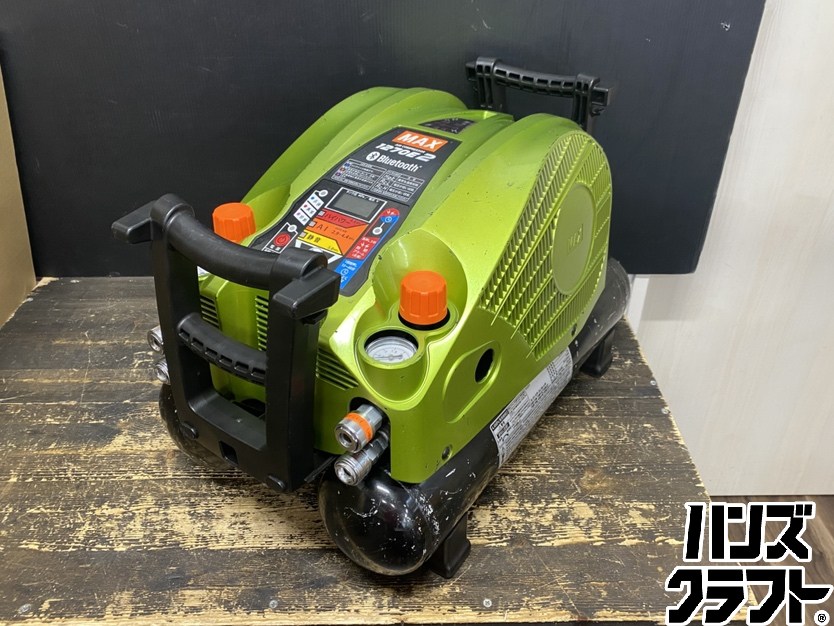 ●【送料無料】【中古品】MAX マックス AK-HH1270E2 エア・コンプレッサ 高圧専用 タンク容量:11L 単相100V 【沖縄・離島・北海道除く】|ハンズクラフト 店
