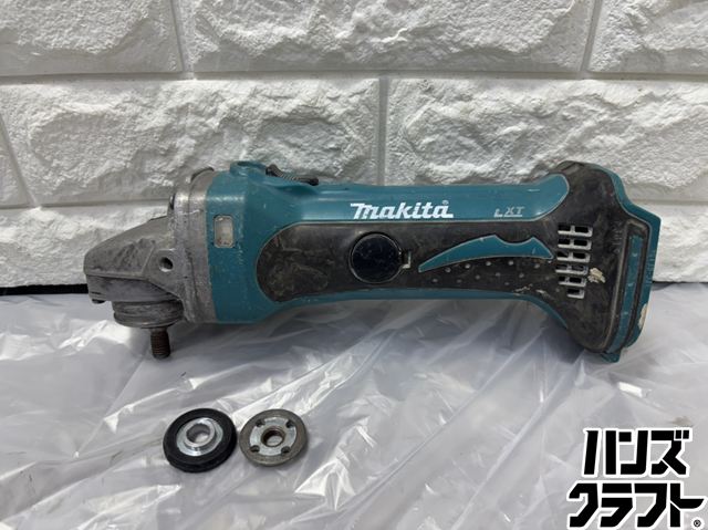 ▽【中古】マキタ  GA400D  100粍申し受ける式ディスクグラインダ  14.4V