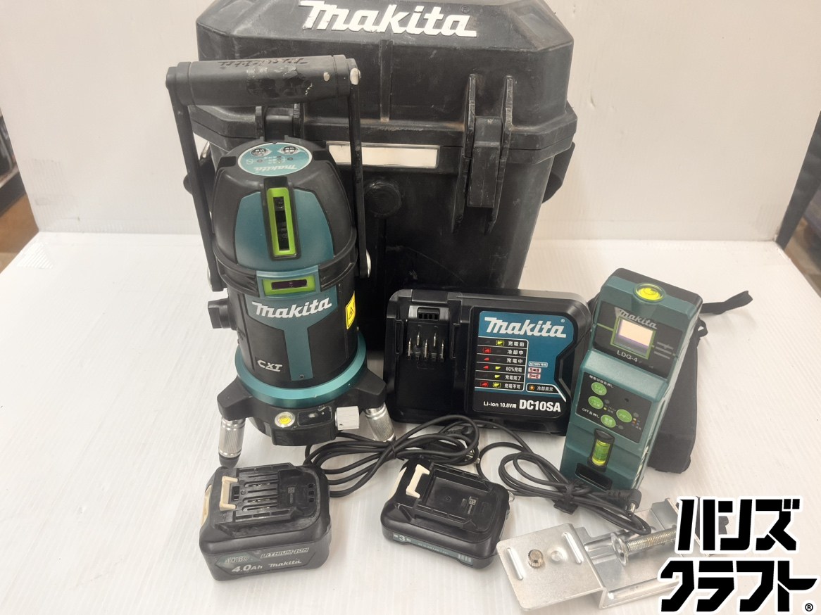 ★【中古】マキタ makita 申し受ける式墨出し器 SK506GD 自動小銃追掛ける 緑であることレーザ 受光器 10.8V4.0Ah×1 単3蓄電池ホルダ 申し受ける器付き添い人 盛りだくさん伝達ルート 中古品