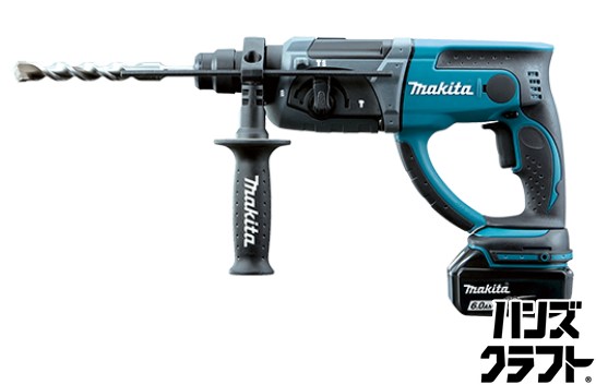 ☆【未当てはめる品】マキタ makita 20粍 申し受ける式ハンマドリル HR202DRGX 18V6.0Ah×2 申し受ける器付き添い人 ※ビット別売り 【新古品】【中古】