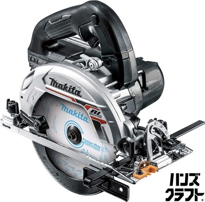 ▽【未当て嵌める】マキタ(makita) 申し受ける式マルノコ18V黒 刃径165粍/切込66粍 6Ahバッテリ・申し受ける器・入れもの付 HS631DGXSB