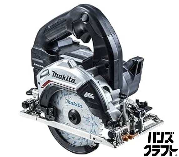 ☆【未当て嵌める 】マキタ  makita 125粍 18V 申し受ける式マルノコ HS474DRGXB  フルセットBL1860B 2個・申し受ける器 【新古品】【中古】