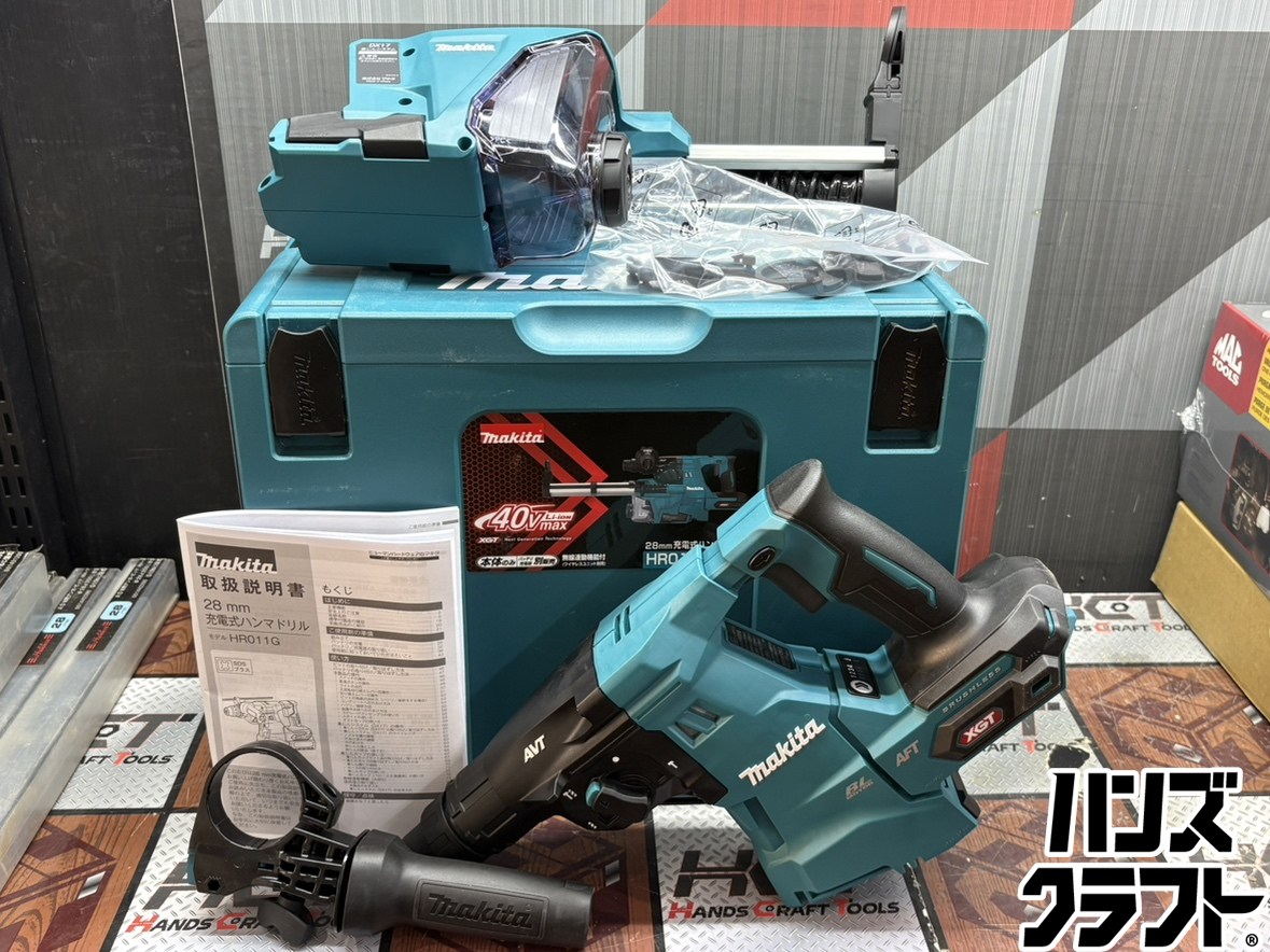 〇【貨物輸送無料】【未当てはめる】マキタ Makita HR011GZKV 28粍申し受ける式ハンマドリル 本体のみ【ハンズクラフト佐賀】【中古】