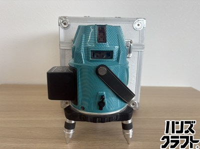■【通電突きとめるのみ】【中古】ヤマシン LDR-9S 墨出し器 蓄電池付（PSE目じるし有）※蓄電池押しかぶせる皆無【ハンズクラフト宮崎新名爪店】
