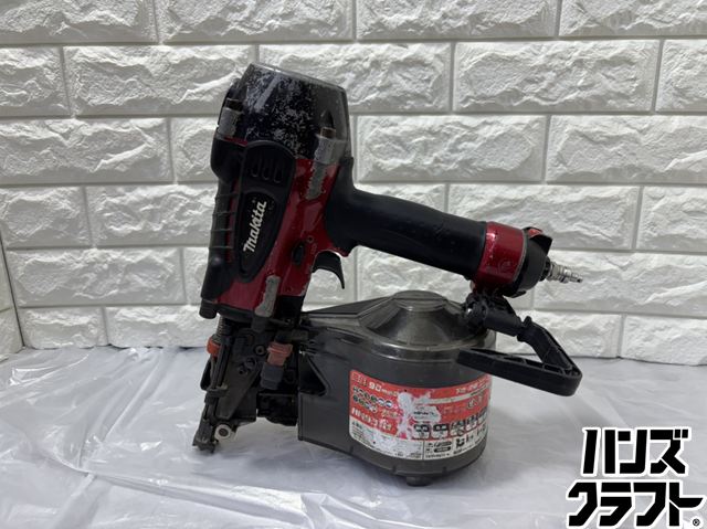 ▽【中古】マキタ 90粍 高圧エア湖釘打機 AN931H 高圧用 makita 本体のみ TS