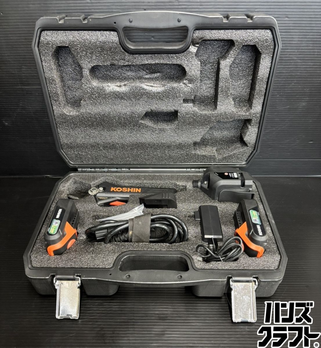 ♭【中古品】工進 PPD-1825B 申し受ける式切り下げる剪刀 18V 蓄電池2個 申し受ける器 入れもの PSE目じるし【熊本けやき通り道店】
