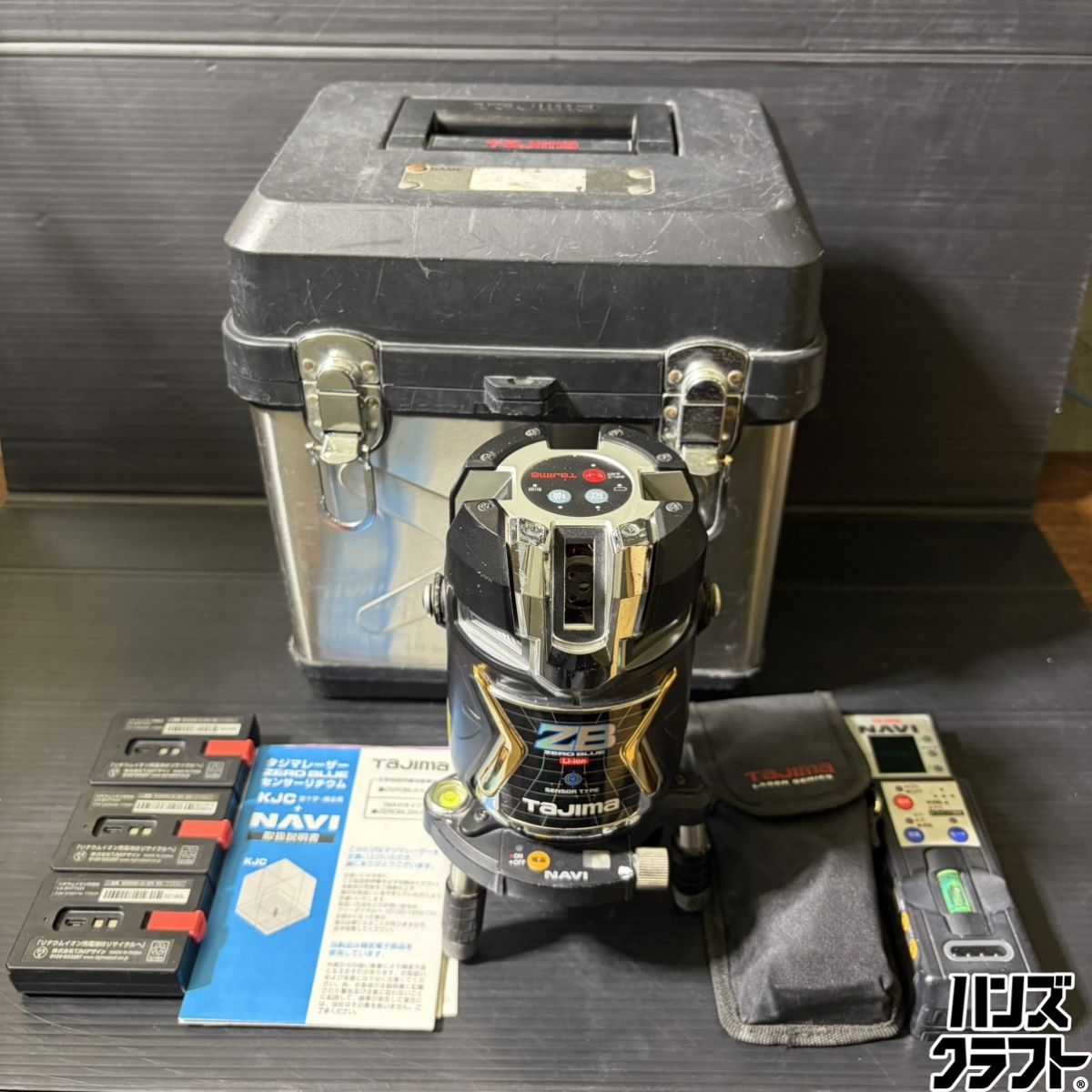 ▼【中古】タジマ TAJIMA ZEROBLSN-KJC 墨出し機 受光器付 緑であること 未目盛り調整
