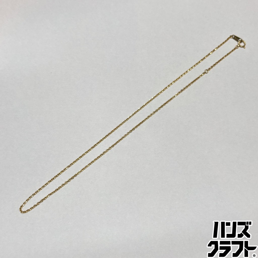 ◎【中古／3.5g】 日本造幣局刻印 K18 ネックレス チェーン 3.5g 金 750｜ハンズクラフト 店